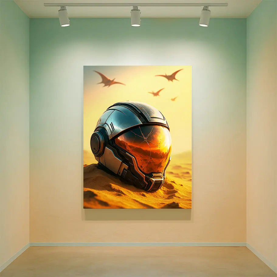 kirik-vizorlu-astronot-kaski-col-sci-fi-poster-0